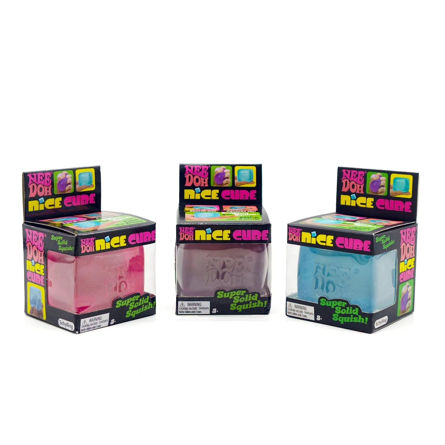 NeeDoh Nice Cube – Super Solid Squish